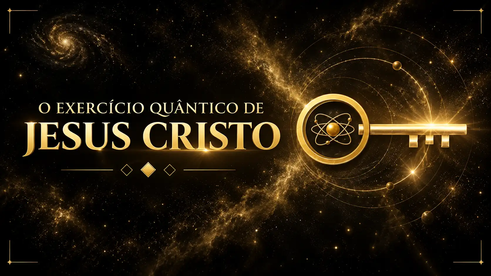 Capa oficial dos Exercícios Quânticos de Jesus Cristo